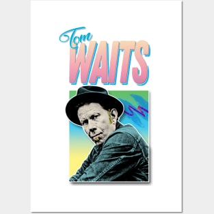 Tom Waits / Retro 90s Styled Aesthetic Design Posters and Art